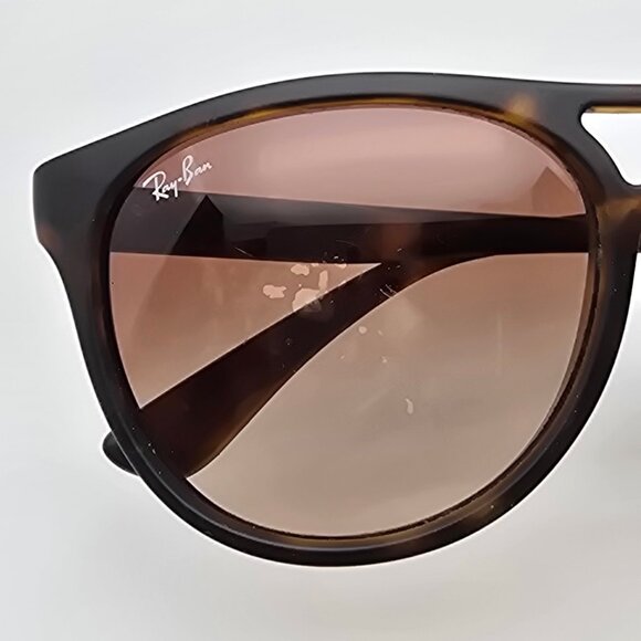 Ray-Ban RB4170 865/13 Brad Matte Havana Frame Brown Lens Aviator Sunglasses - Picture 14 of 14
